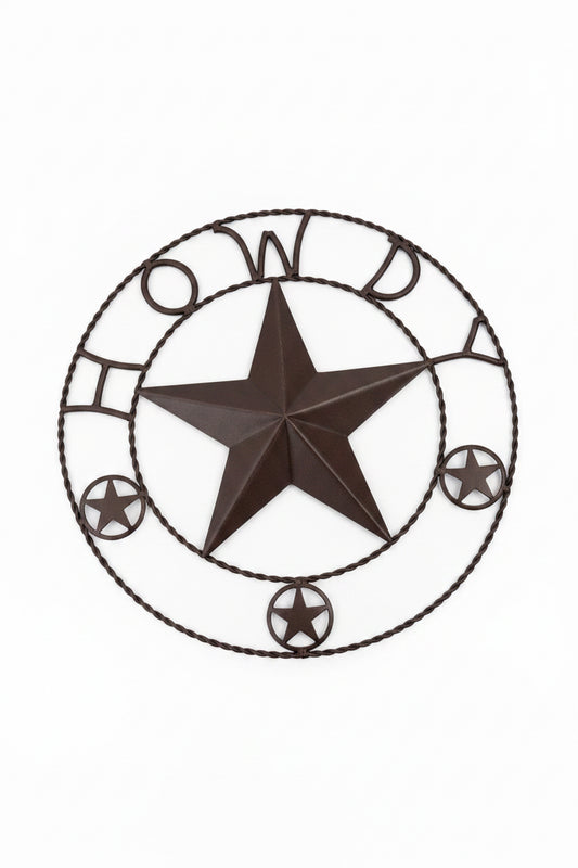 THANK YOU - Howdy Star Metal Art