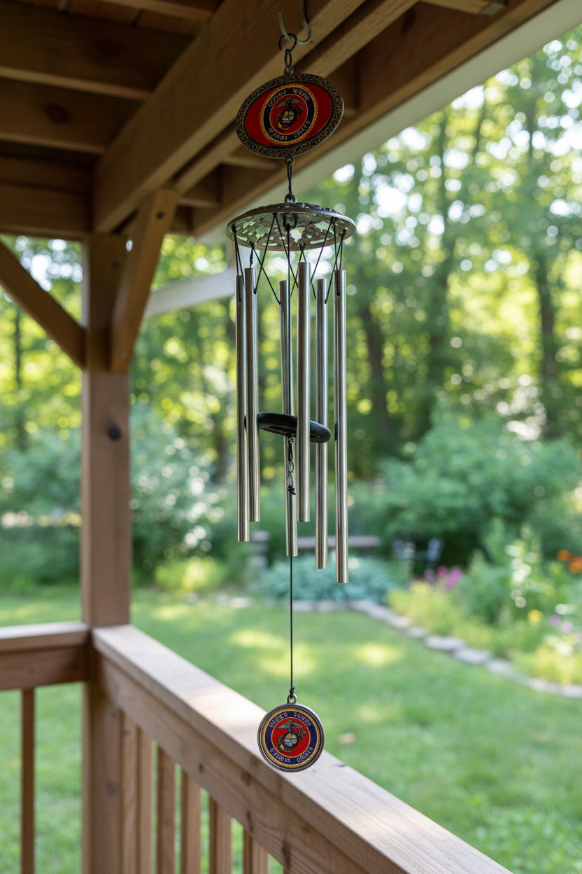THANK YOU - US Marines Wind Chimes