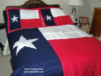 A Texas Flag Comforter/Bedding -Full/Queen