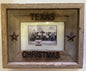 THANK YOU - Wooden Texas Christmas Picture Frame