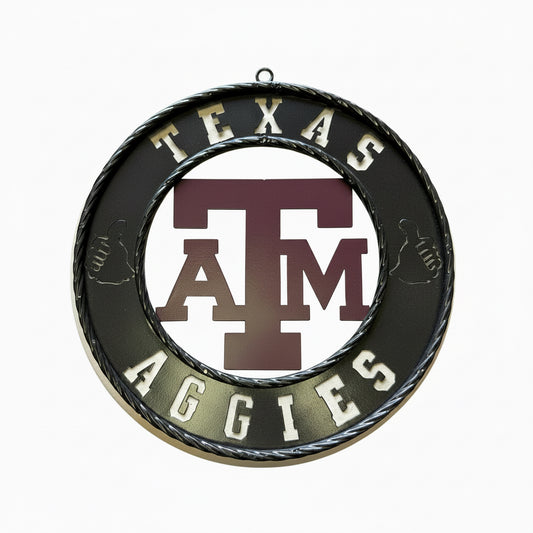 THANK YOU - Texas Aggies / Texas A&M Metal Art