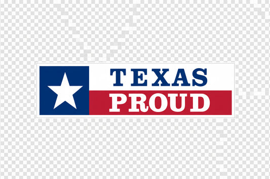 THANK YOU - Texas Proud bumper sticker