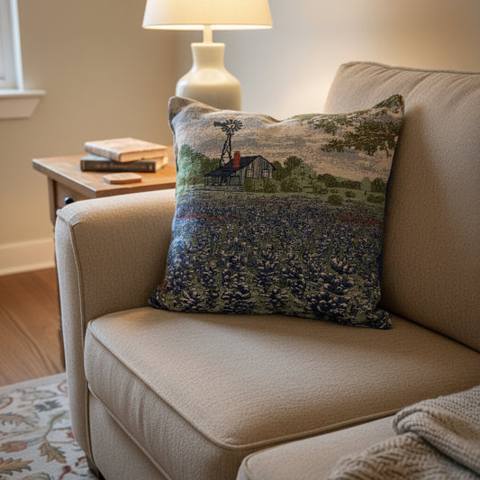 THANK YOU - Texas Bluebonnet Pillow - Texas Pillow