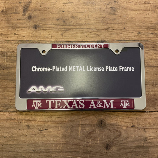 THANK YOU - Texas A&M Former Student License Plate Frame