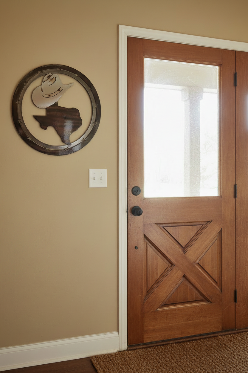 Jimmy Don Texas Metal Art | Cowboy Hat Lone Star