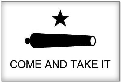 Lapel Pin Come and Take It Texas Battle Flag