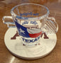 Texas Flag Shot Glass  - Pistol Shaped "The Original Texas Shot Glass"