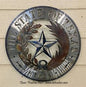 Texas Metal Art - The State Seal of Texas -1845