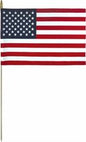 American Flag 12" x 18" Parade Flag