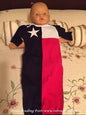 Texas Flag Baby Gown