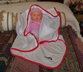 Texas Longhorn Receiving Blanket