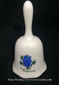 Texas Bluebonnet Ceramic Bell