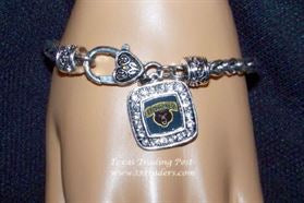 Baylor Bears - Blingy Bracelet with Baylor Bear