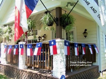 Bunting - Texas Flag Bunting 20'