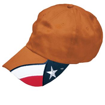 Cap in Carhart Orange Texas Flag