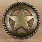 Drawer Pull with the Texas Lone Star with Rope