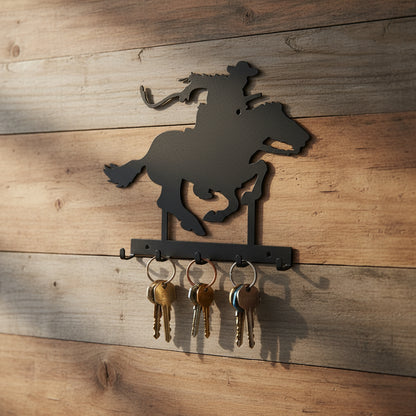 THANK YOU - Cowboy Plaque with Hooks