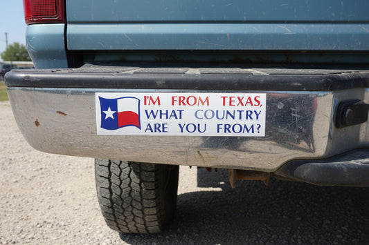 THANK YOU- I’m from Texas, what country are you from?
