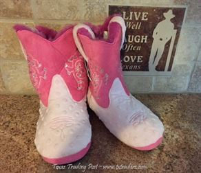 Montana Silversmiths Pink Cowboy Kickers- (Adult)