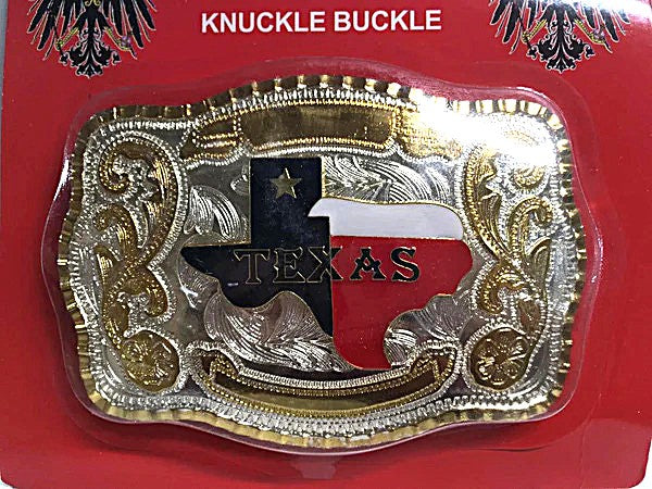 Knuckle Buckle - Texas Size Texas Belt Buckle