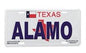 Texas License Plate - Alamo