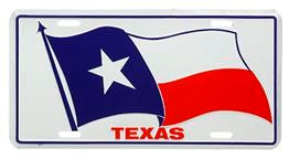 Texas Flag and TEXAS License Plate