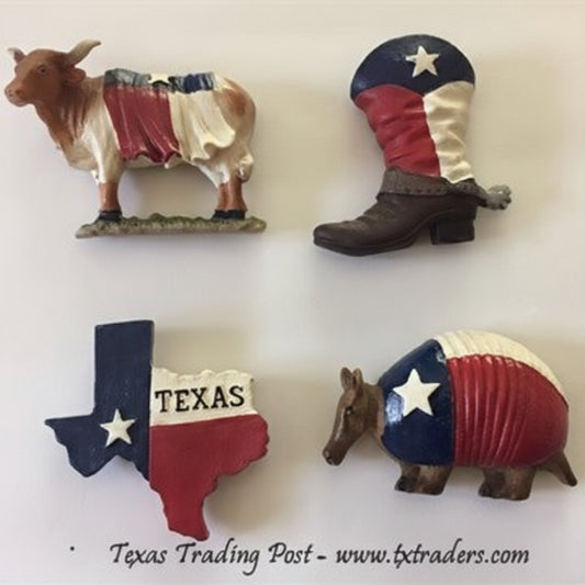 Texas Mini Magnets - Set of 4