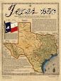 Texas Historical Map - 1850-Texas Joins the Union