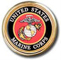 Car or Truck Auto Emblem - United States Marine Corps