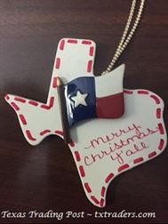 Texas Ornament - Texas Flag - Merry Christmas Y'all