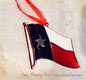 Texas Flag Ornament