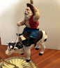 Texas Santa Rounding up the Herd Christmas Tree Ornament