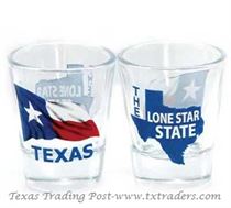 Texas Shot Glass - Texas Lone Star State