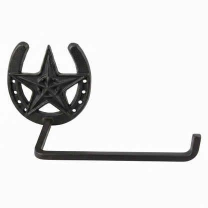 Cast Iron Toilet Paper Holder with our Texas Lone Star