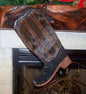 Boot Texas Christmas Stocking with Mink