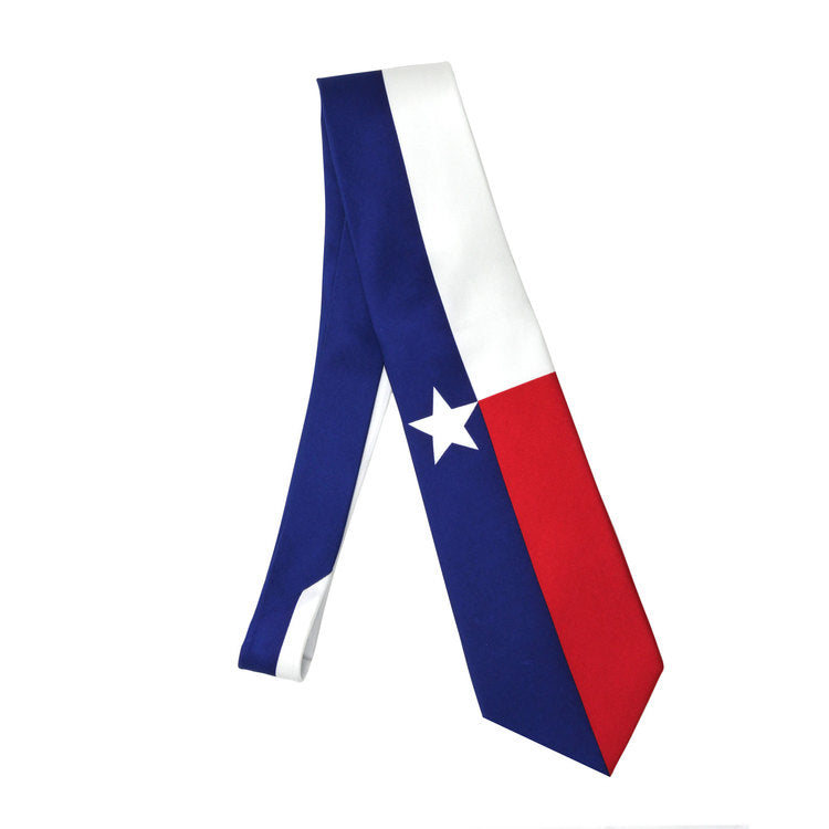 Texas Flag Silk Necktie