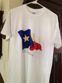 Texas T-Shirt - Texas Flag and Texas Glory