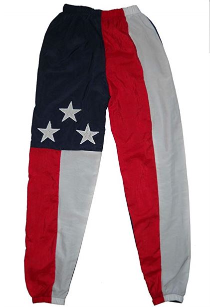 American Flag Nylon Pants
