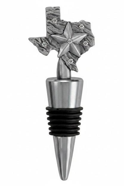 Texas Wine Stopper with the State of Texas
