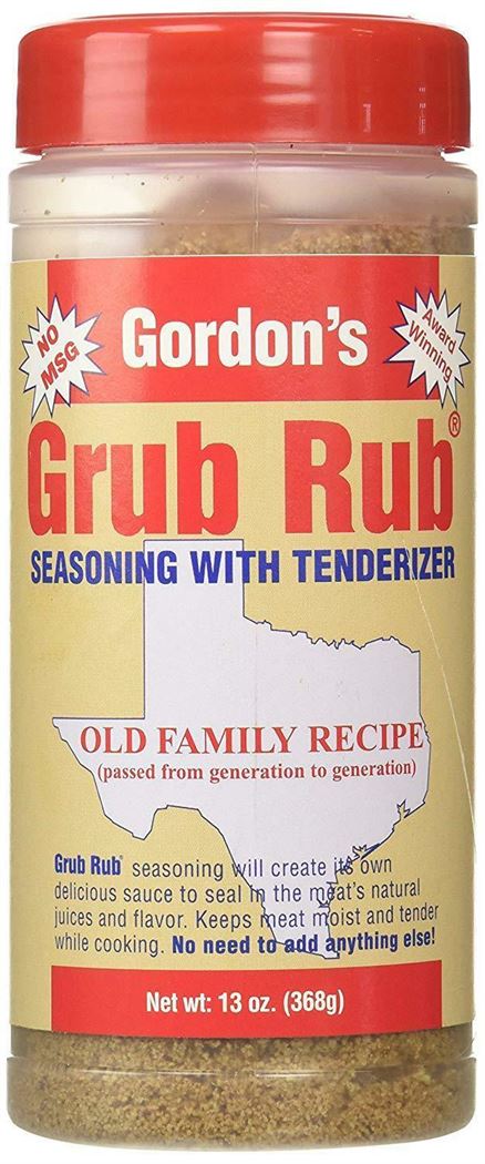 Grub Rub BBQ Seasoning & Meat Rubs for Smoking - Pork Rub, Steak Seasoning,  & Brisket Rub - Award Winning Family Recipe - Moist, Tender, & Juicy